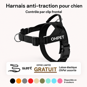 Harnais anti-traction pour chien OhPet