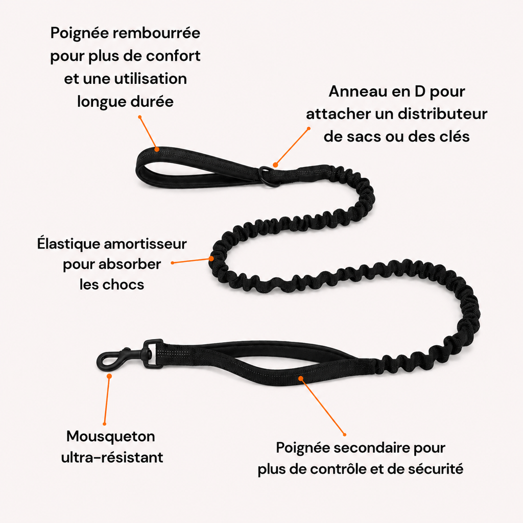 Harnais anti-traction pour chien OhPet
